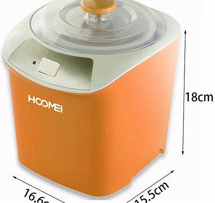 Hoomei Yogurt Maker with Container 1lt Orange 20W