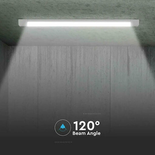 V-TAC LED Γραμμικό Φωτιστικό Οροφής 10W Θερμό Λευκό IP20 με Ρυθμιζόμενη Ένταση Μ30xΒ7.5xΥ2.4εκ.