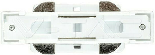 V-TAC Track Connector for Spotlights 4 Straight Cables White White 3655