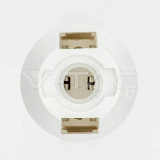 V-TAC Stromstecker mit Steckdosenbuchse E14 in Weiß Farbe Set 1Stück 8840