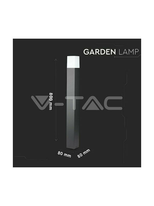 V-TAC Φωτιστικό Κολωνάκι Εξωτερικού Χώρου 35W IP54 για Ντουί GU10 Μαύρο