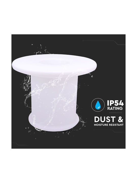 V-TAC Външна Стояща Лампа LED 3W RGB IP54 Бяла