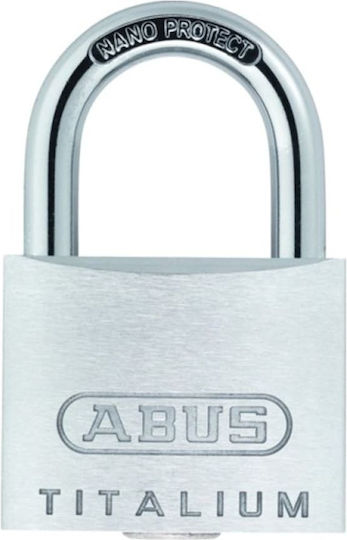 Abus Aluminum Padlock Brass with Key 50mm 1pcs