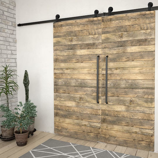 vidaXL Door Return Mechanism for Doors up to 183cm and 80kg Black