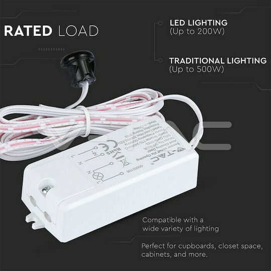 V-TAC VT-8026 PET Wired Infrared Motion Sensor