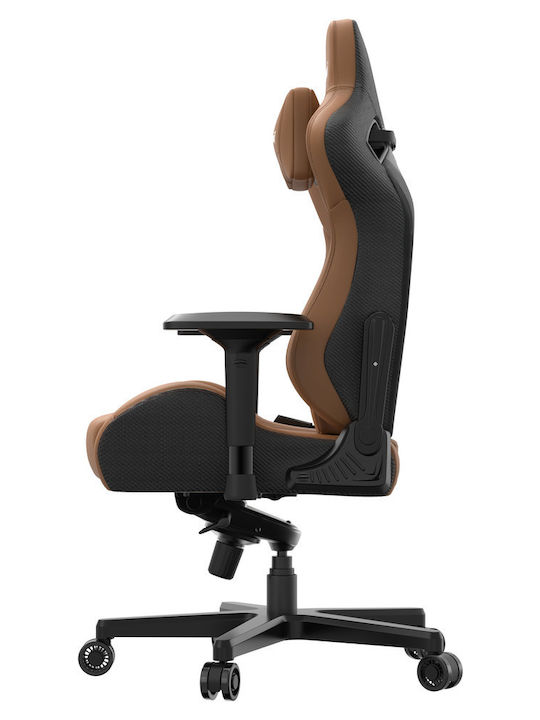 Anda Seat AD12XL Kaiser II Καρέκλα Gaming Δερματίνης με Ρυθμιζόμενα Μπράτσα Brown