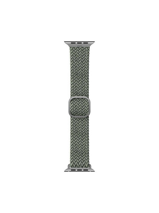 Uniq Aspen Braided Λουράκι Υφασμάτινο Πράσινο (Apple Watch 44/45/46mm/Ultra 49mm)