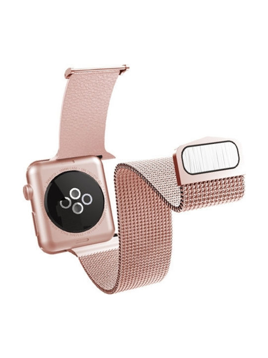 X-Doria Raptic Milanese Armband Rose Gold (Apple Watch 38/40/41/42mm)
