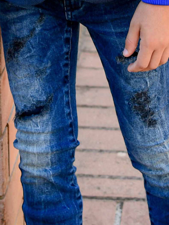 Gang Blugi Pentru Copii Pantaloni Albastru