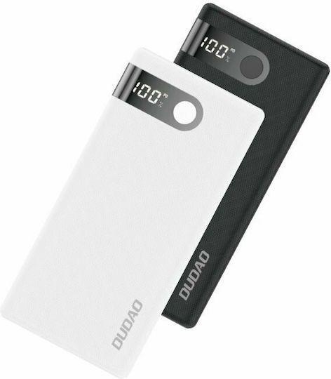 Dudao K9Pro-01 Power Bank 10000mAh cu 2 Porturi USB-A Alb