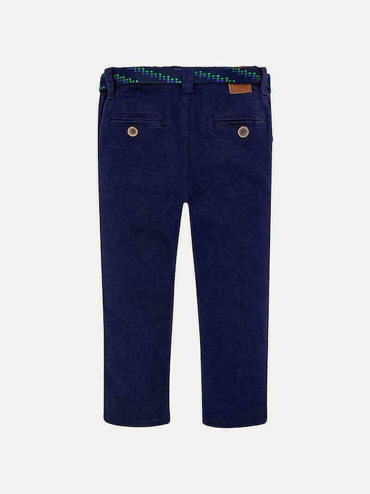 Mayoral Kids' Fabric Pants Navy Blue