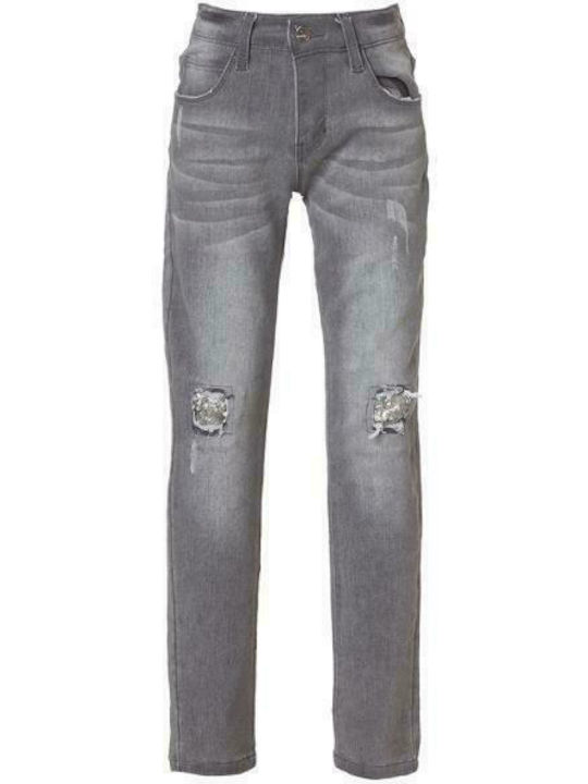 Energiers Girls Denim Trouser Gray