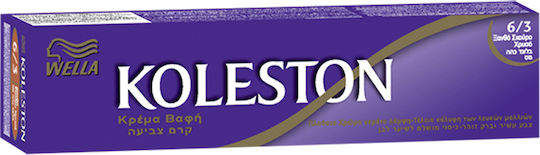 Wella Koleston Vopsea De Păr 6/3 Blond Închis Auriu 60ml