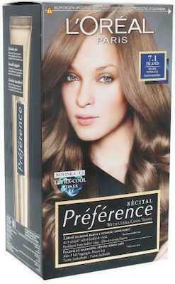 L'Oreal Paris Preference Set Haarfarbe 7.1 Iceland 60ml