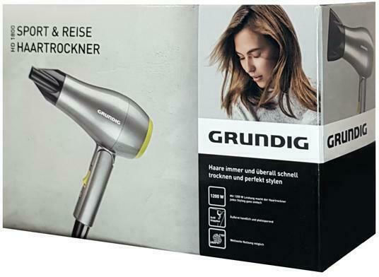 Grundig HD1800 Travel Hair Dryer 1200W 450-GRU-1800