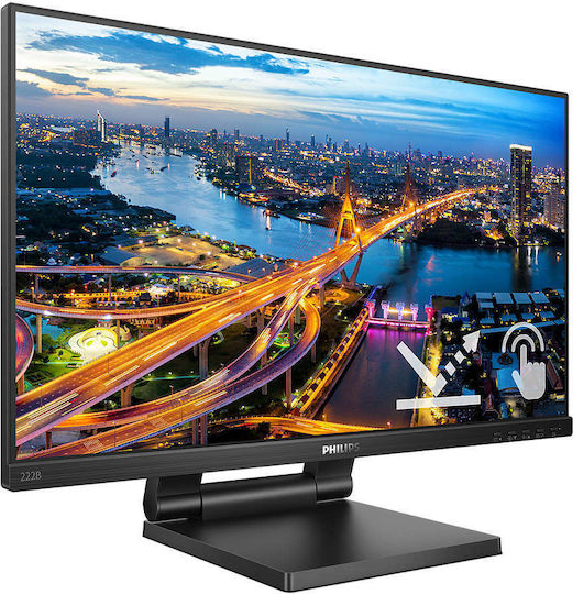 Philips 222B1TC IPS Monitor 21.5" FHD 1920x1080 με Χρόνο Απόκρισης 4ms GTG