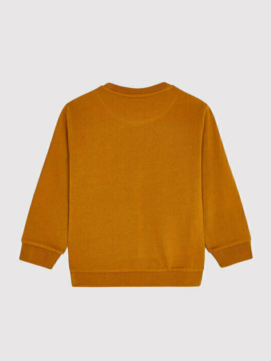 Fleece Kids Sweatshirt Yellow Skater