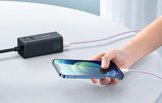 Baseus Dynamic Braided USB-A la Cablu Lightning Violet 1m (CALD000405)