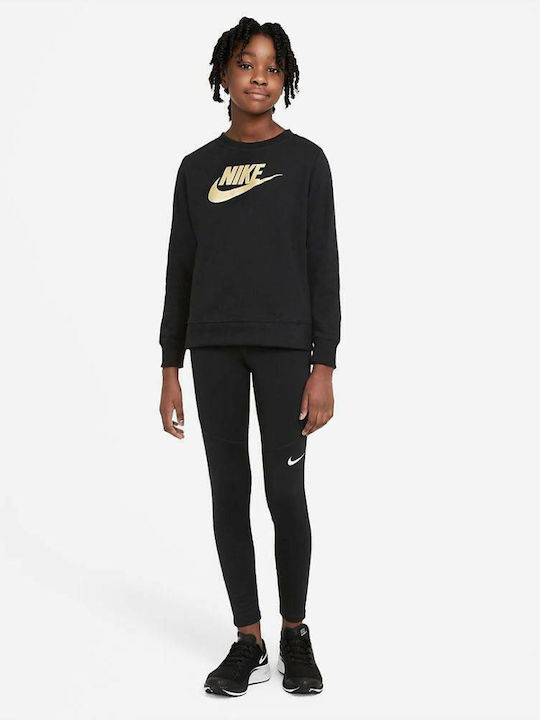 Kinder-Sweatshirt Schwarz Sportswear