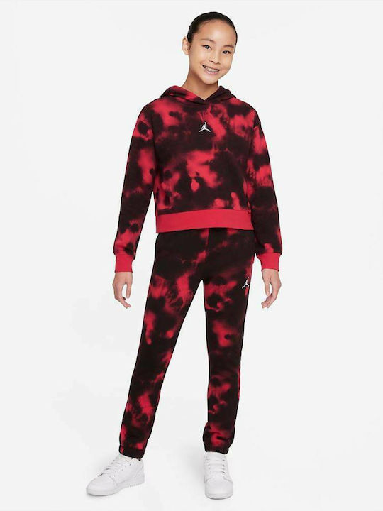 Kinder-Sweatshirt mit Kapuze Rot