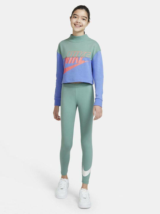 Παιδικό Φούτερ Cropped Μπλε Sportswear
