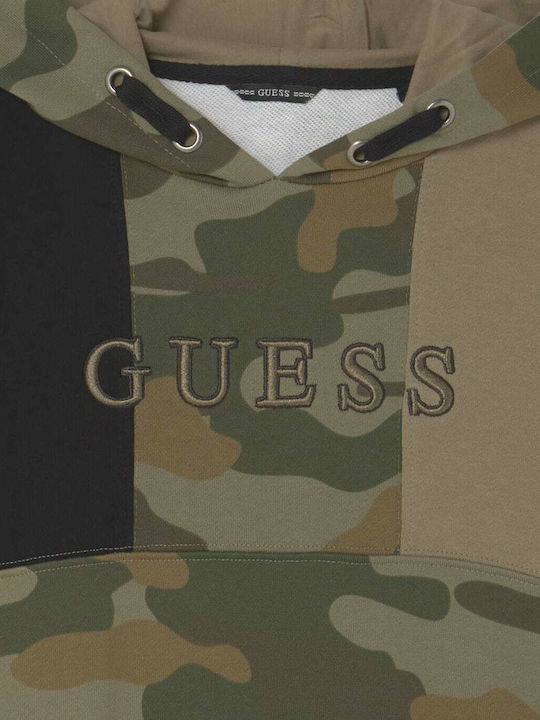 Kids Sweatshirt with Hood and Pockets Khaki