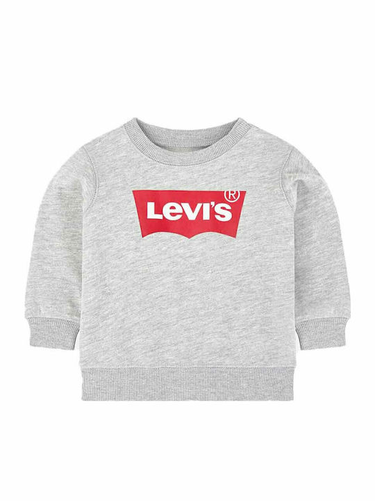 Kinder-Sweatshirt Gray Batwing Crew