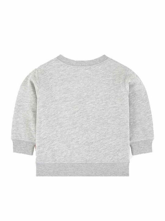 Kinder-Sweatshirt Gray Batwing Crew