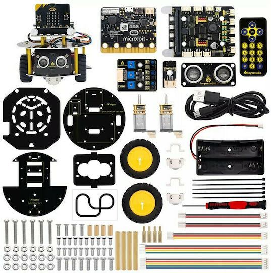 Keyestudio mini smart turtle car KS4024 για Micrο:bit STEM (KS4024)
