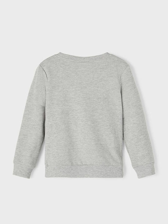 Fleece Kinder-Sweatshirt mit Taschen Gray