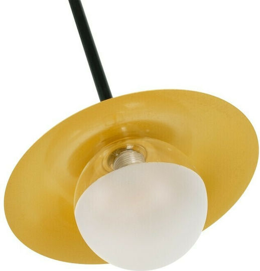 GloboStar Joliet Pendant Light Black Grid for 6 Bulbs G9 93x43x87cm