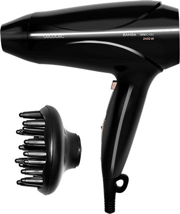 Cecotec Bamba Ionicare 5450 Power&Go Pro Fire Hair Dryer Turbo with Diffuser 2400W