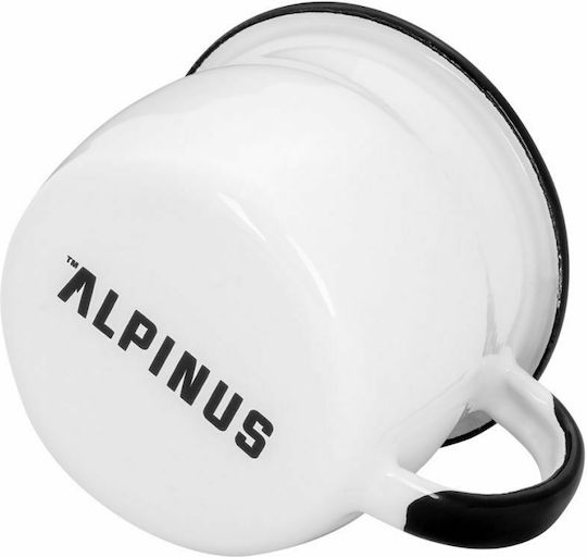 Alpinus Tasse Emaille Weiß 280ml 1Stück