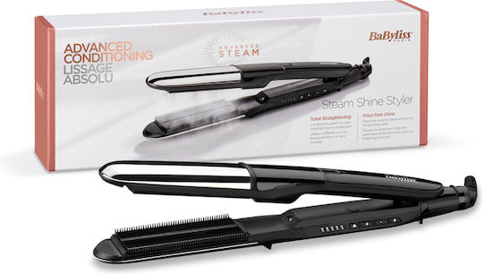 Babyliss ST496E 214384 Hair Straightener with Steam and Ceramic Plates