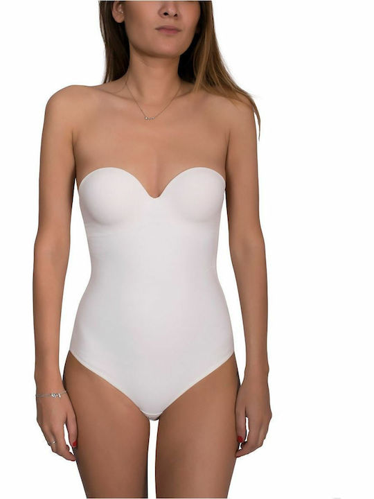 Lingerie Strapless Bodysuit Secret Sense White