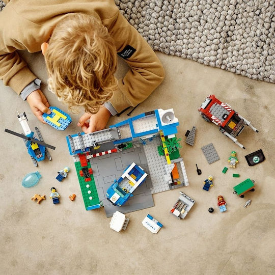 LEGO Lego Stadt Polizeistation Für Über 6-Jährige 668Stücke