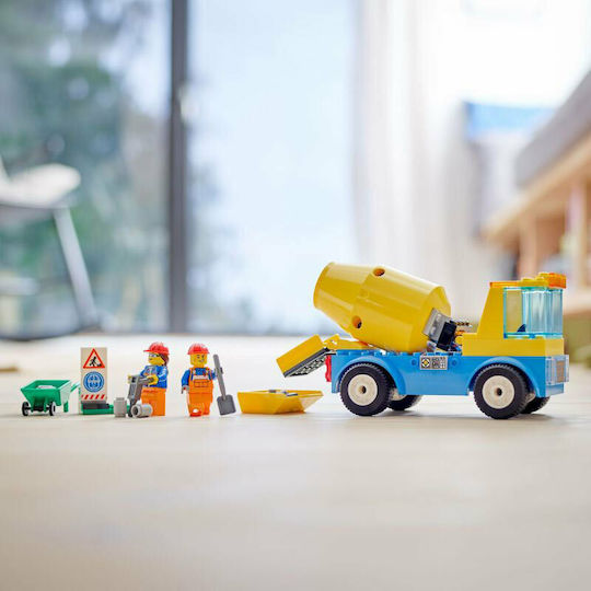 LEGO -Stadt Cement Mixer Truck für 4+ Jahre Jahre