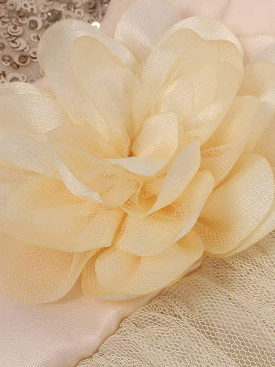Children's Dress Sleeveless Gold