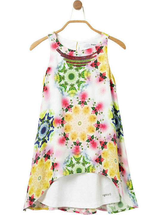 Dire Children's Dress Sleeveless White