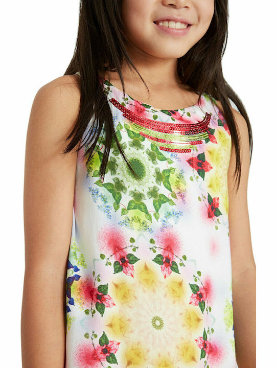 Dire Children's Dress Sleeveless White