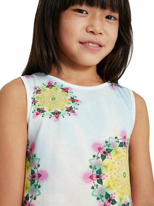 Ubad Children's Dress Sleeveless White