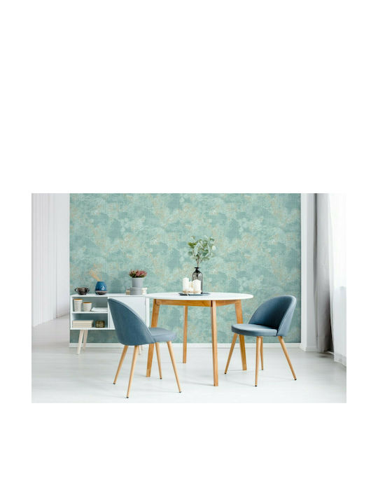 Wallpaper Vinyl Blue L1005xW53cm