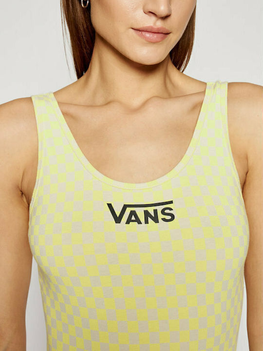 Sleeveless Bodysuit Quantum Slim Fit Yellow
