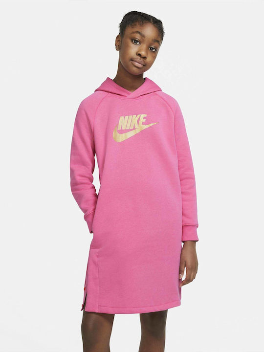 Kinderkleid Mädchenkleider Langärmelig Rosa