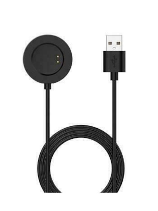 Tactical USB Charging Cable Μαύρο (Realme Watch 2 / Watch 2 Pro)