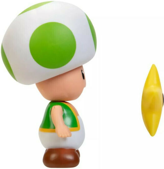 Jakks Pacific Super Mario: Green Toad Φιγούρα 10εκ.