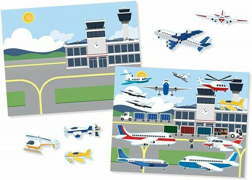 Melissa & Doug Άλμπουμ Αυτοκόλλητων Reusable Sticker Pad Vehicles για Παιδιά 3+ Ετών