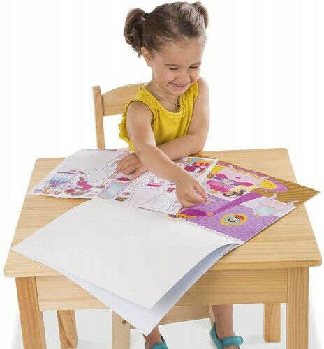 Melissa & Doug Άλμπουμ Αυτοκόλλητων Princess Castle Reusable Sticker Pad για Παιδιά 3+ Ετών
