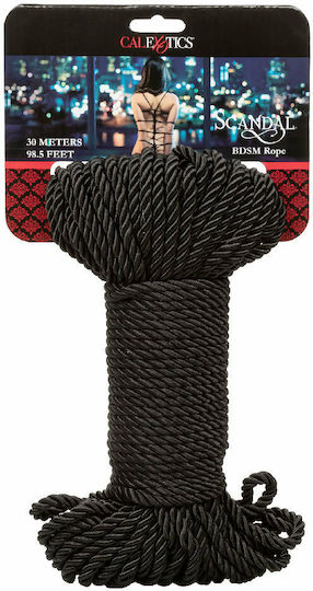 Calexotics Scandal BDSM Rope Σχοινί Δεσίματος 3m Black