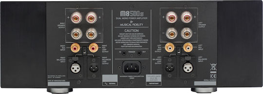 Musical Fidelity M8S-500S Power Amplifier Hi-Fi Amplifier Stereo 500W/8Ω Black